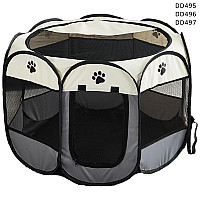 Αναδιπλούμενο φορητό κλουβί για κατοικίδια από ύφασμα - DD495-7